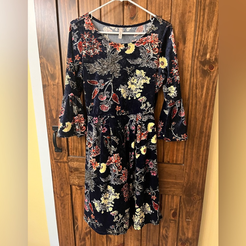 Velour dress